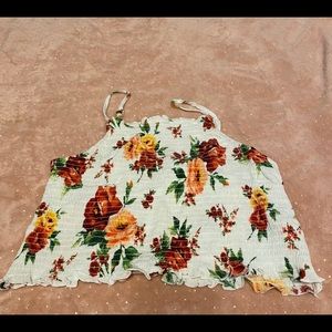Flowery crop top
